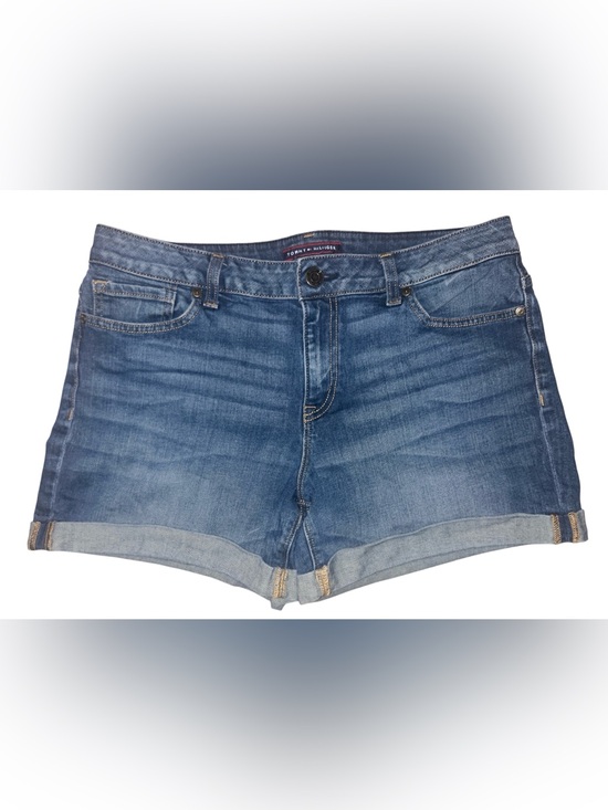 Tommy Hilfiger Pants - Tommy Hilfiger Minimalist Jeans Shorts Cuffed Hem Women’s Size 12 Summer